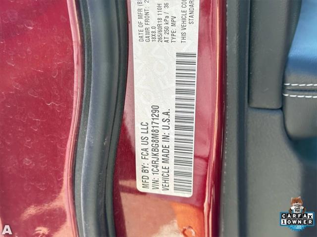 used 2021 Jeep Grand Cherokee L car, priced at $31,842