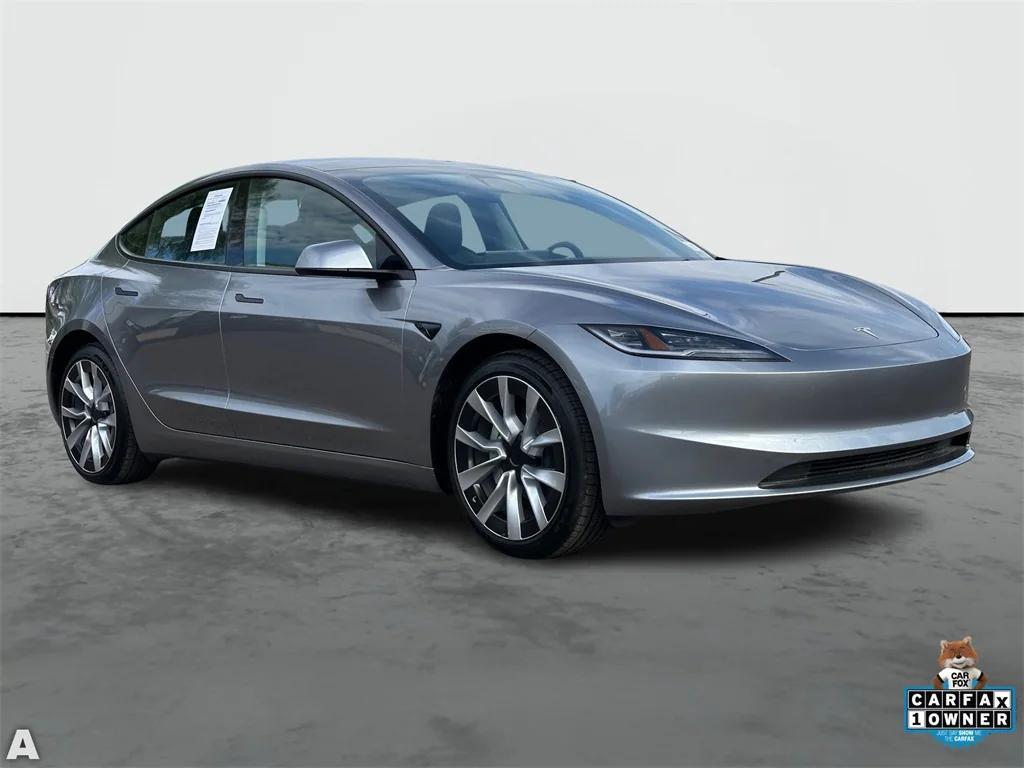 used 2025 Tesla Model 3 car, priced at $36,576
