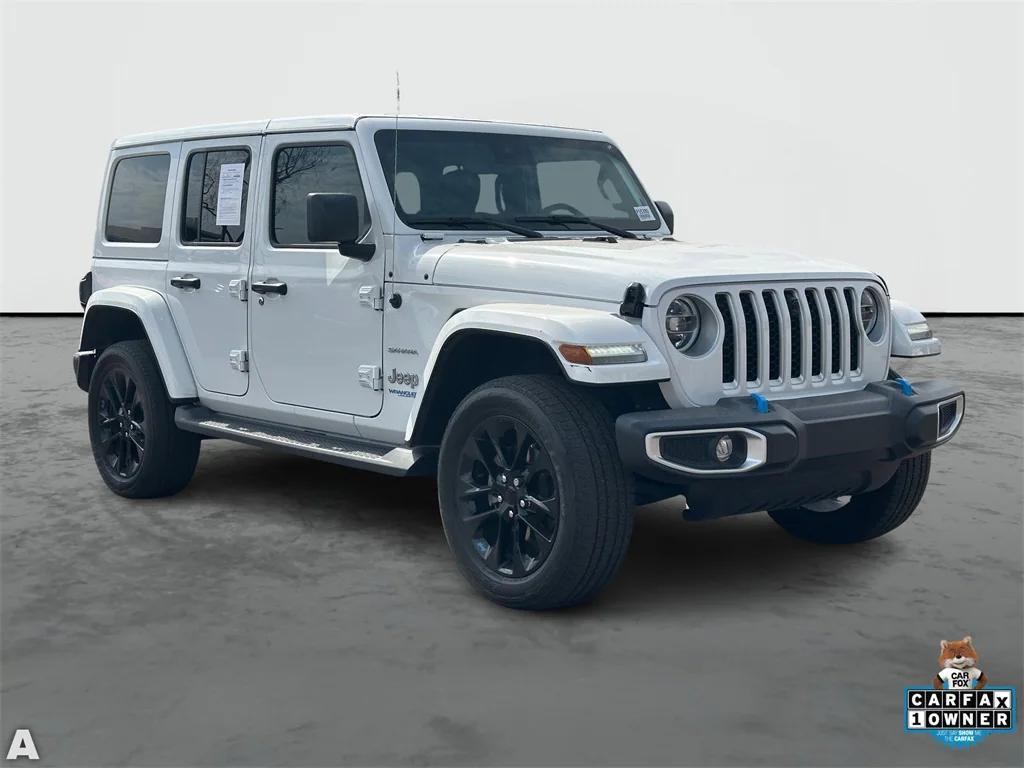 used 2022 Jeep Wrangler Unlimited 4xe car, priced at $30,937