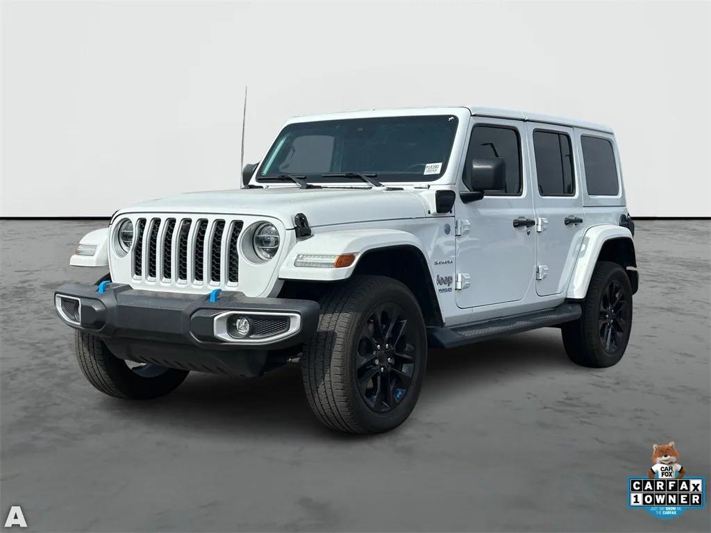 used 2022 Jeep Wrangler Unlimited 4xe car, priced at $30,937