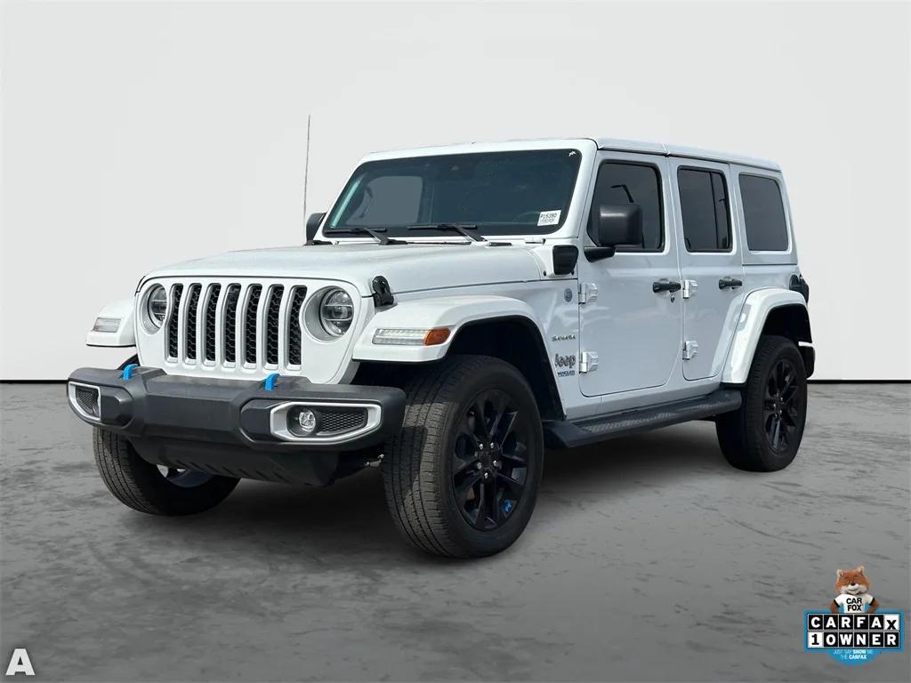 used 2022 Jeep Wrangler Unlimited 4xe car, priced at $30,937