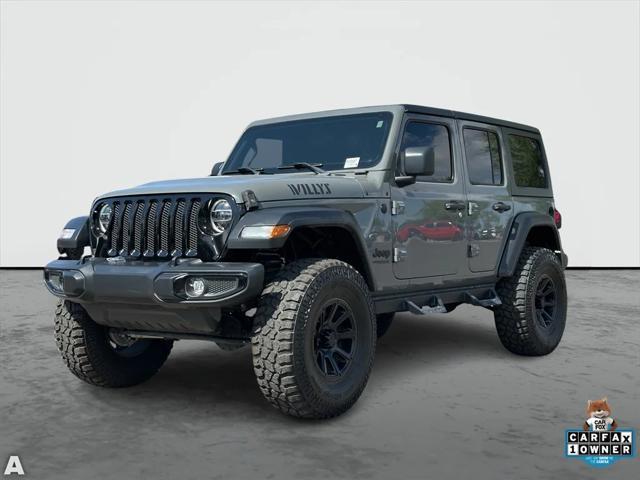 used 2021 Jeep Wrangler car, priced at $30,385