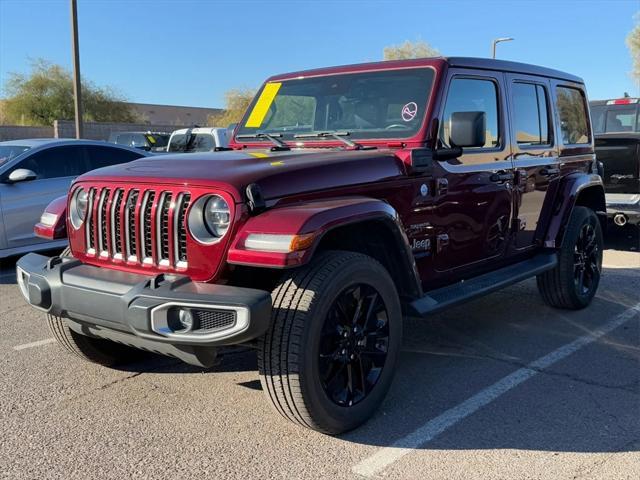 used 2021 Jeep Wrangler Unlimited 4xe car, priced at $29,888