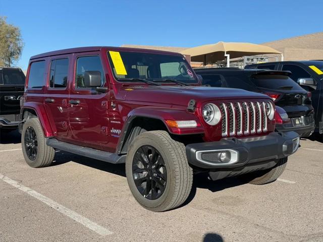 used 2021 Jeep Wrangler Unlimited 4xe car, priced at $29,888