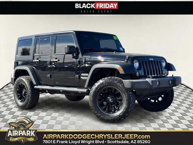 used 2016 Jeep Wrangler Unlimited car, priced at $22,988