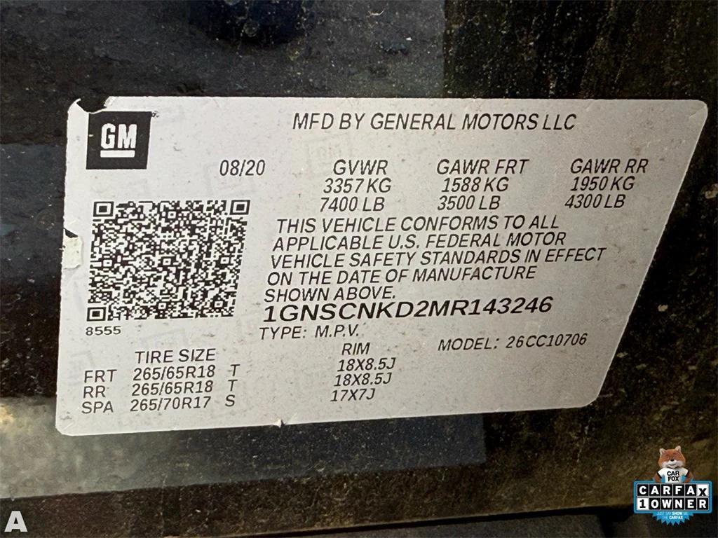 used 2021 Chevrolet Tahoe car, priced at $24,999