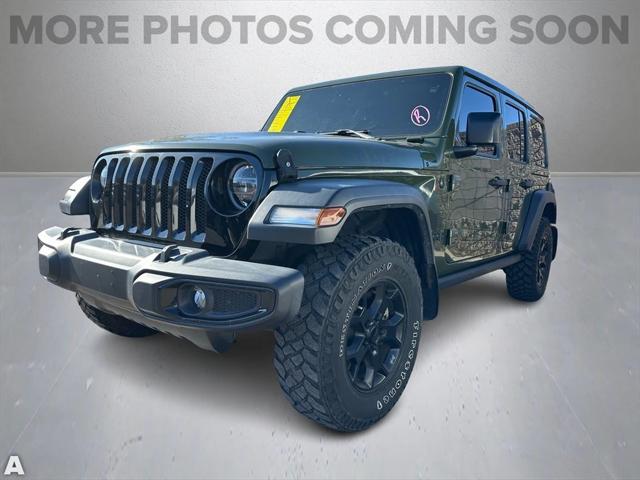used 2021 Jeep Wrangler car, priced at $33,211