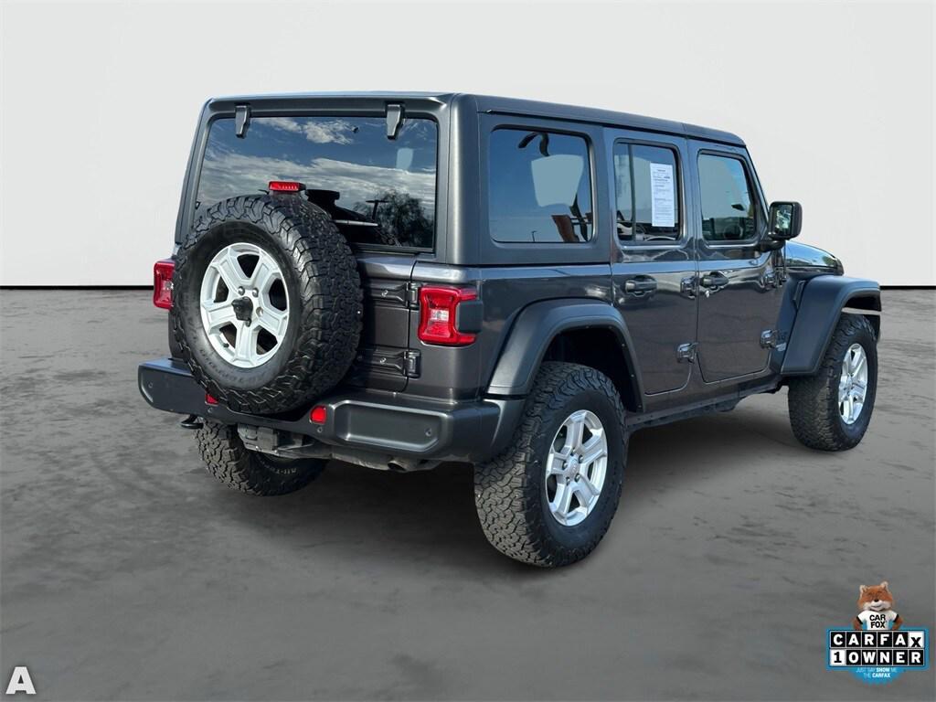 used 2021 Jeep Wrangler Unlimited car, priced at $19,999