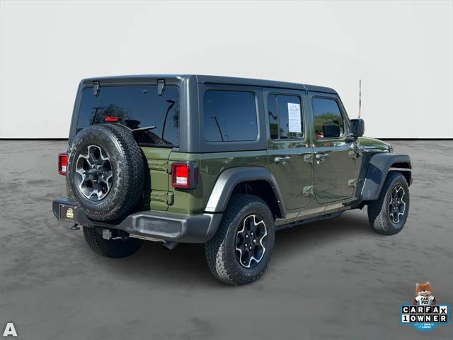 used 2021 Jeep Wrangler Unlimited car, priced at $32,154