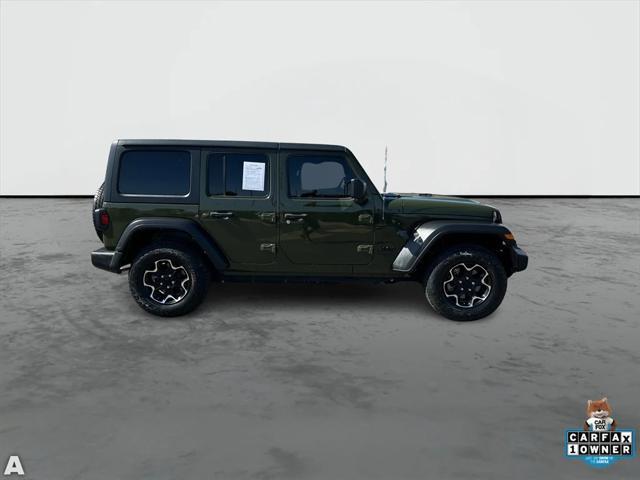 used 2021 Jeep Wrangler Unlimited car, priced at $32,154