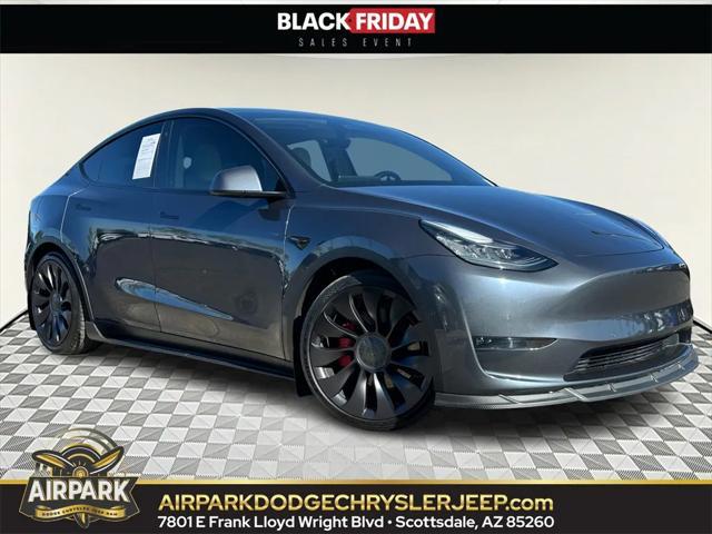 used 2020 Tesla Model Y car, priced at $32,988