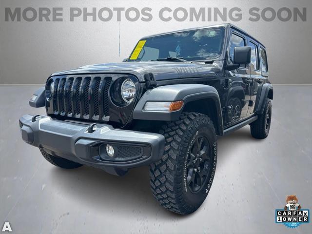 used 2021 Jeep Wrangler Unlimited car, priced at $27,630
