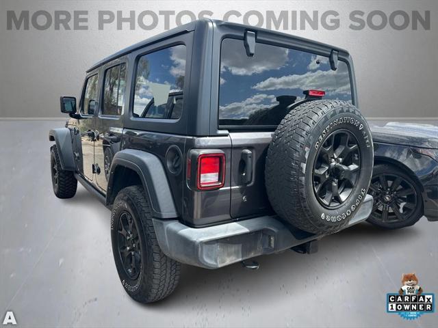 used 2021 Jeep Wrangler Unlimited car, priced at $27,630