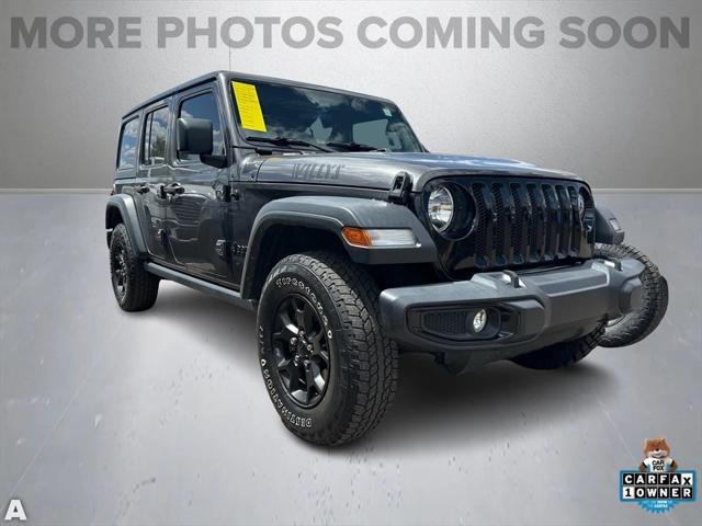 used 2021 Jeep Wrangler Unlimited car, priced at $27,630