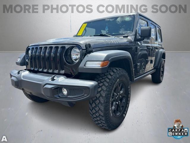 used 2021 Jeep Wrangler Unlimited car, priced at $27,630
