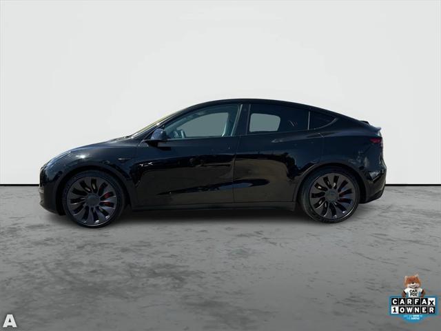 used 2021 Tesla Model Y car, priced at $31,821