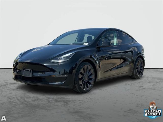 used 2021 Tesla Model Y car, priced at $31,821
