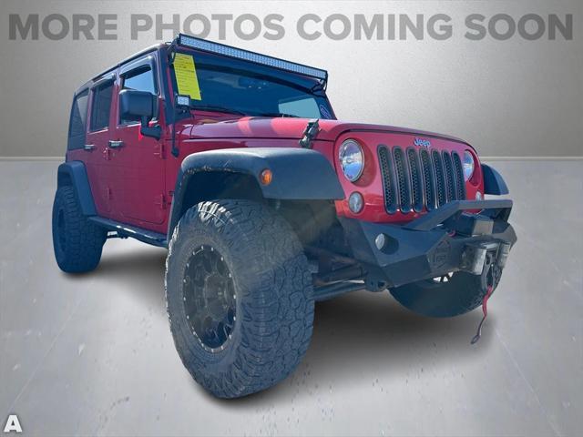 used 2016 Jeep Wrangler Unlimited car, priced at $20,456