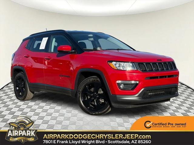 used 2020 Jeep Compass car, priced at $17,488