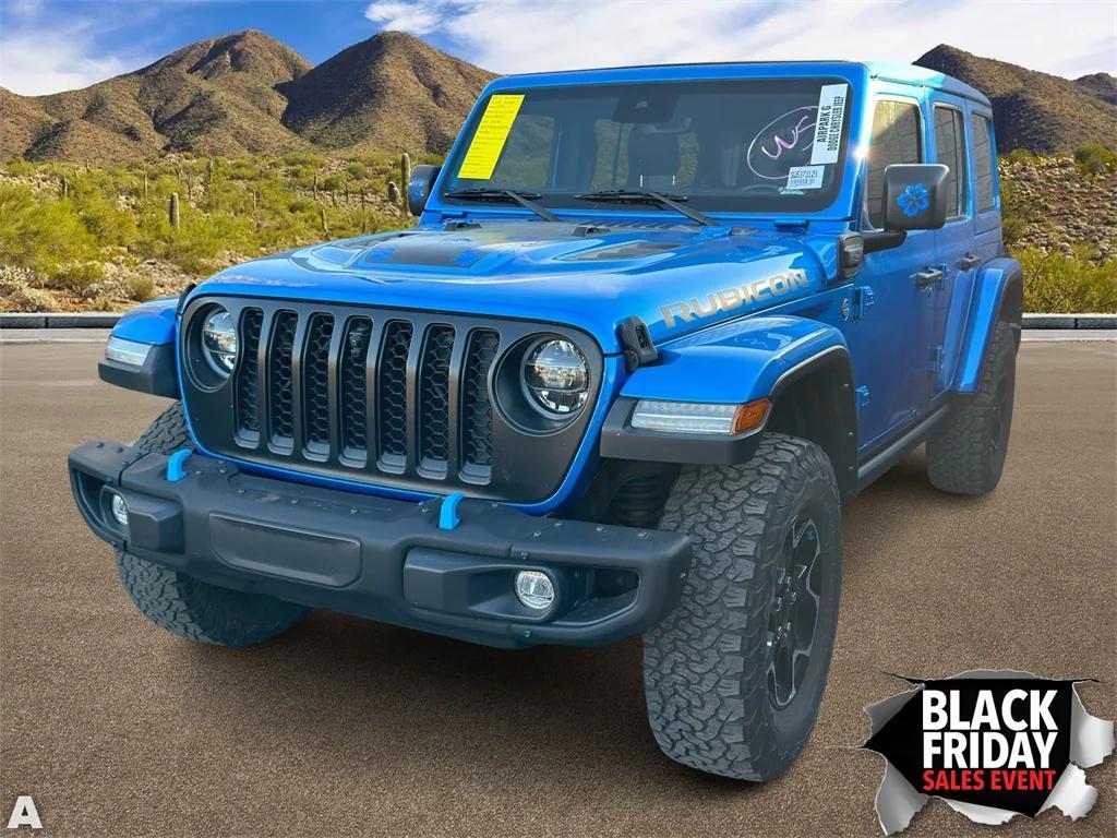 used 2022 Jeep Wrangler Unlimited 4xe car, priced at $25,951