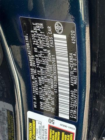 used 2019 Toyota Camry Hybrid car, priced at $19,874