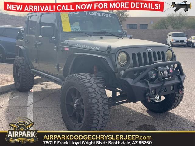 used 2015 Jeep Wrangler Unlimited car, priced at $15,988