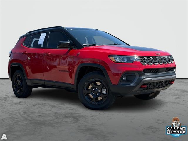 used 2023 Jeep Compass car, priced at $25,377