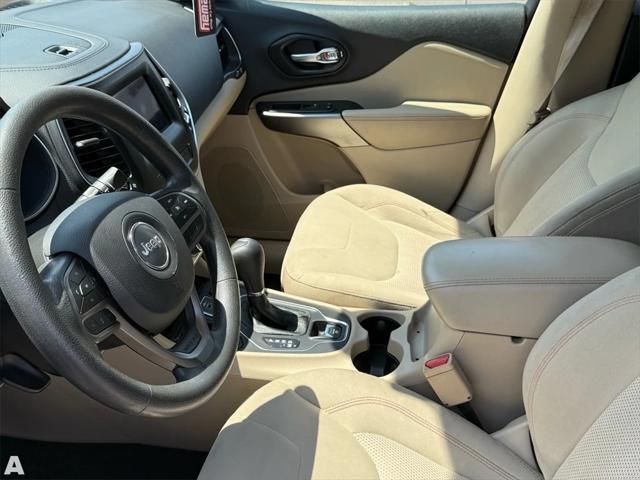 used 2021 Jeep Cherokee car, priced at $13,612