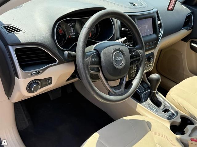 used 2021 Jeep Cherokee car, priced at $13,612