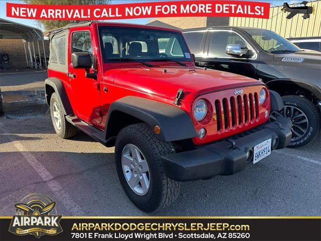 used 2017 Jeep Wrangler car, priced at $21,988