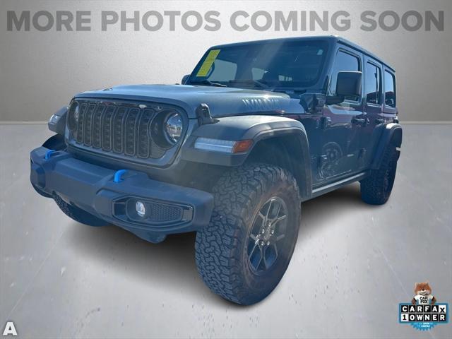 used 2024 Jeep Wrangler 4xe car, priced at $38,989