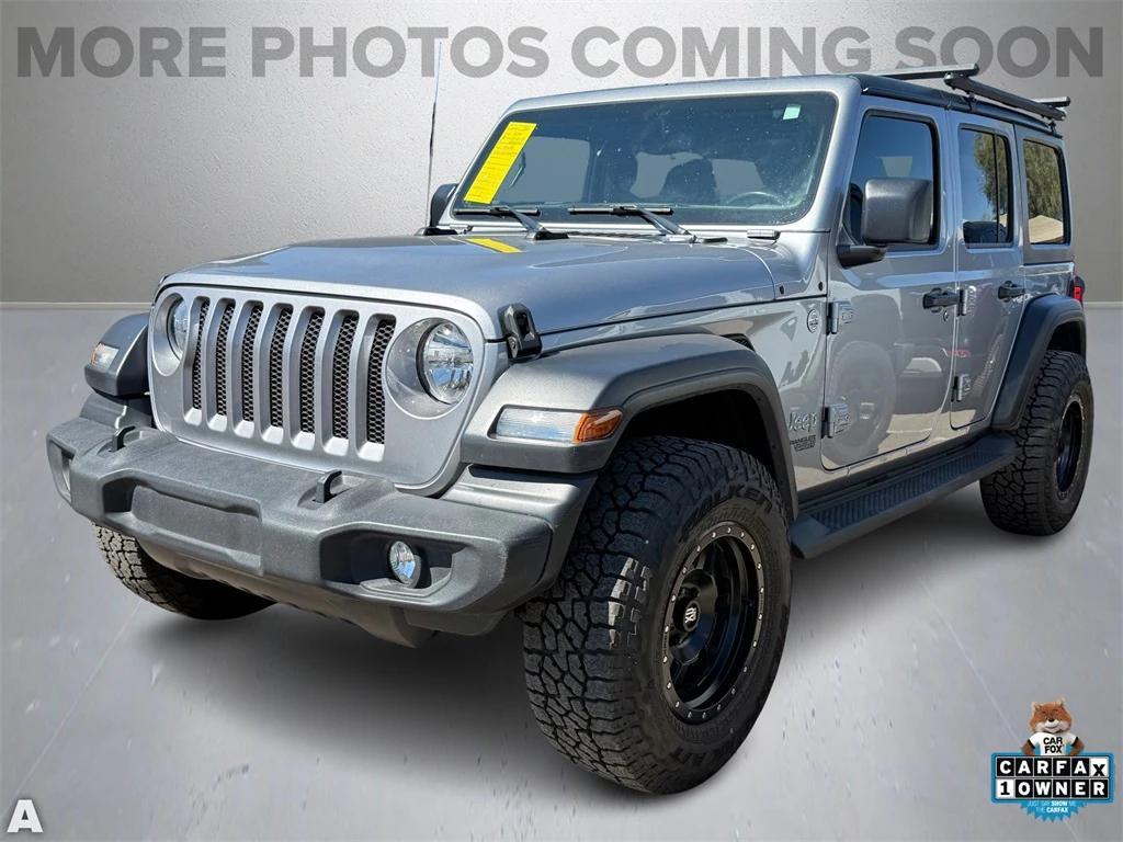 used 2020 Jeep Wrangler Unlimited car, priced at $37,879