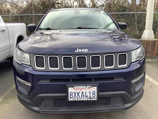 used 2021 Jeep Compass car, priced at $18,000