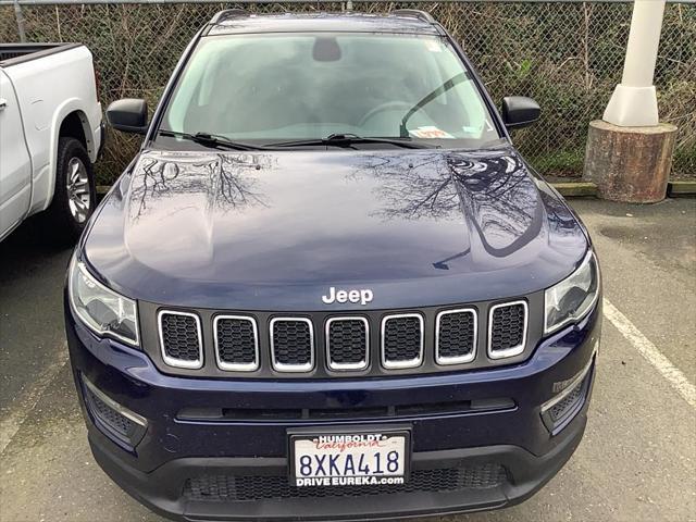 used 2021 Jeep Compass car, priced at $18,000