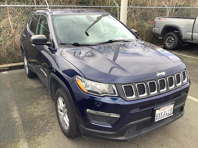 used 2021 Jeep Compass car, priced at $18,000