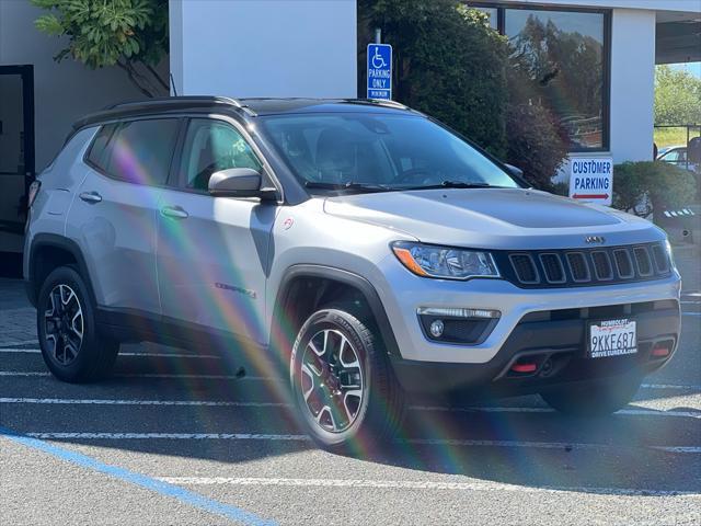 used 2021 Jeep Compass car, priced at $21,500