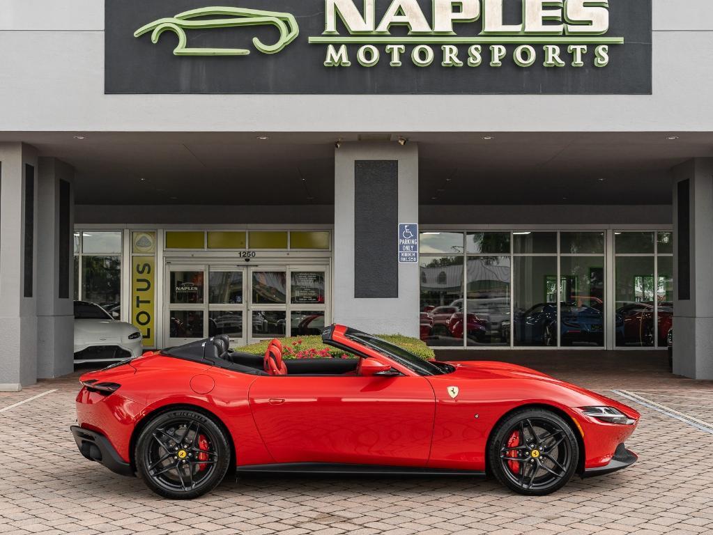 used 2024 Ferrari Roma Spider car, priced at $334,995