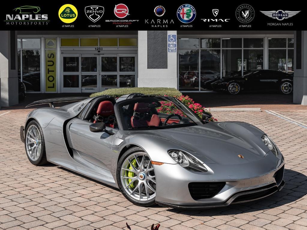 used 2015 Porsche 918 Spyder car, priced at $3,299,995