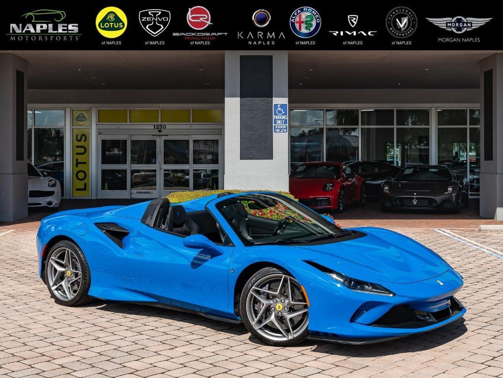 used 2021 Ferrari F8 Spider car, priced at $429,995