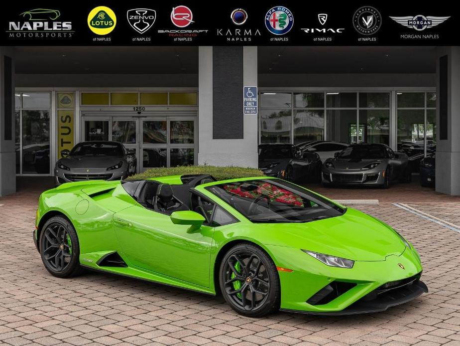 used 2022 Lamborghini Huracan EVO car, priced at $309,995