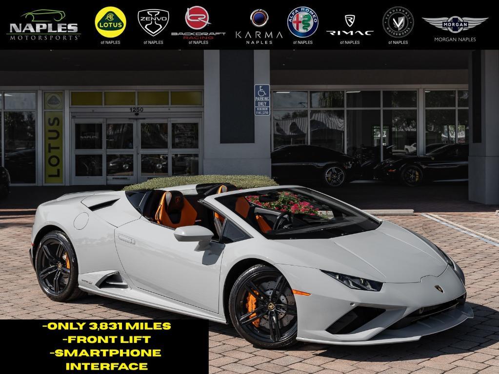 used 2021 Lamborghini Huracan EVO car, priced at $307,995