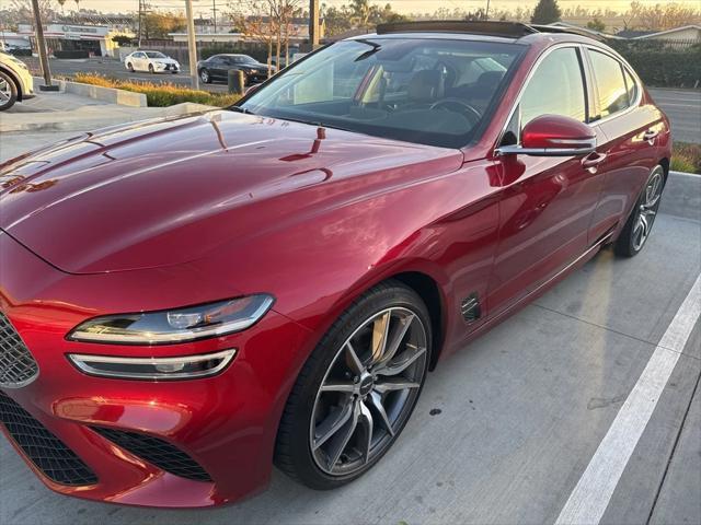 used 2022 Genesis G70 car, priced at $27,888