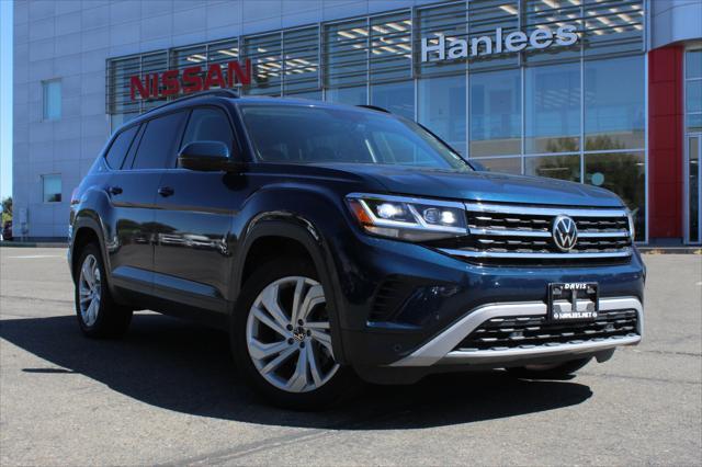 used 2021 Volkswagen Atlas car, priced at $22,000