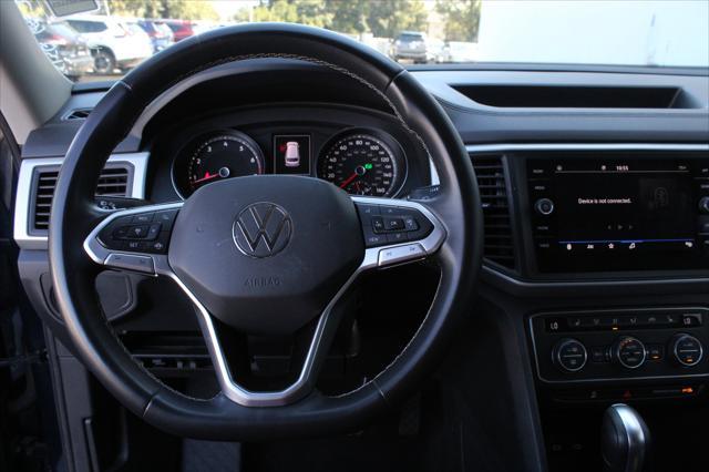 used 2021 Volkswagen Atlas car, priced at $22,000