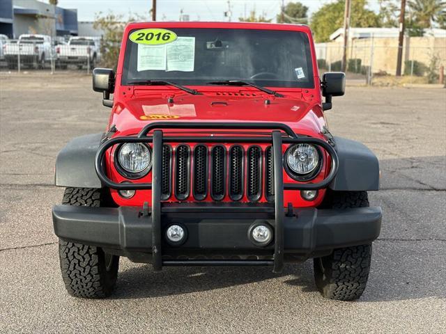 used 2016 Jeep Wrangler Unlimited car, priced at $19,188