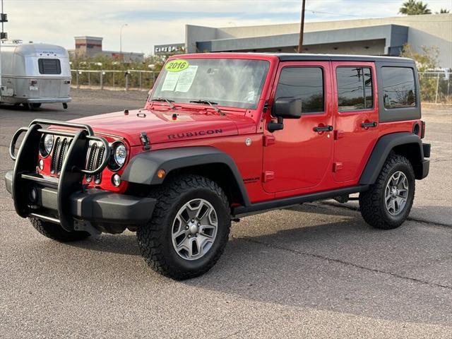 used 2016 Jeep Wrangler Unlimited car, priced at $19,188