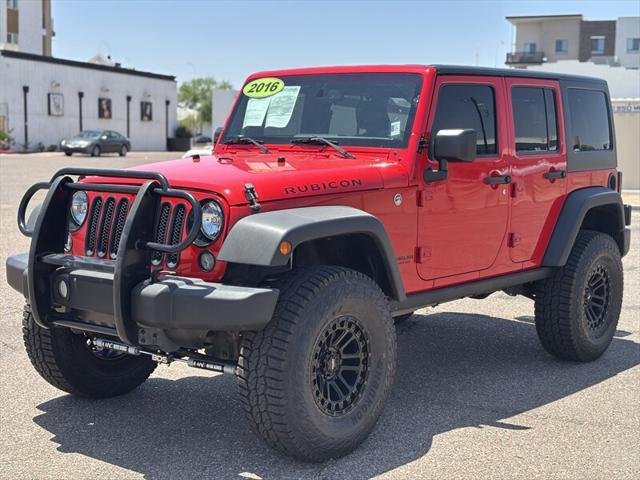 used 2016 Jeep Wrangler Unlimited car, priced at $21,988