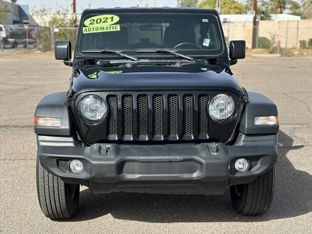 used 2021 Jeep Wrangler Unlimited car, priced at $26,988