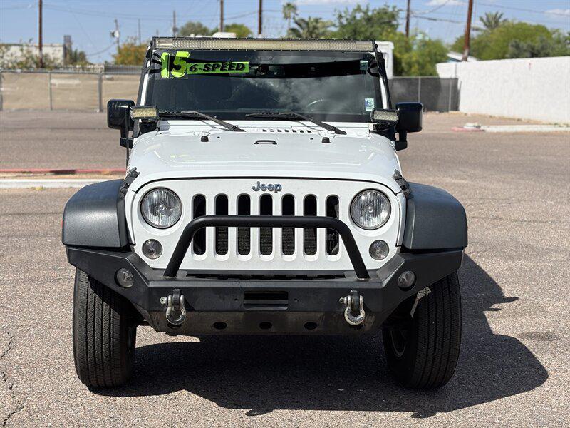 used 2015 Jeep Wrangler Unlimited car, priced at $16,988