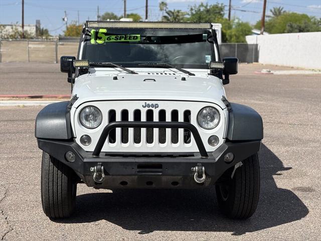 used 2015 Jeep Wrangler Unlimited car, priced at $17,988